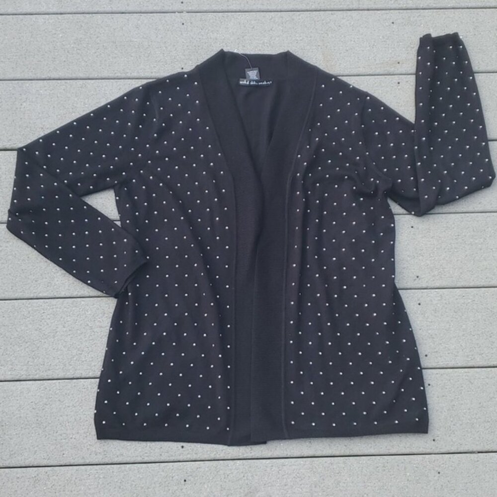 United States Sweaters Sequin Open Front Cardigan